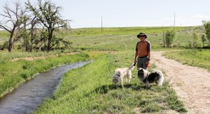 ~Howard, Kloudy and Skye~ A short walk east leads to this natural area.