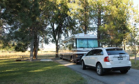 It was very hot, so we used window shades along with our regular shades.
