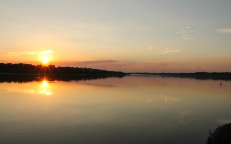 Sunset in Lake Chicot State Park