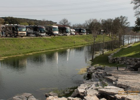 Casitas on the right and RV Park on the left
